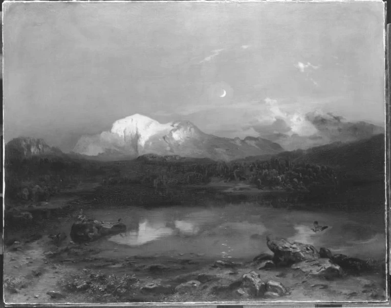 L'Hohe Göll con l'Hintersee - Bavarian State Painting Collections